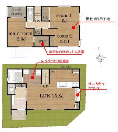 茨木市上野町　新築戸建