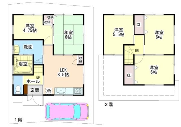 茨木市東奈良１丁目の中古一戸建て