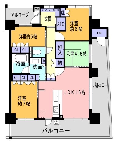■新規専任物件　【ロジュマン茨木下中条・2階部分】