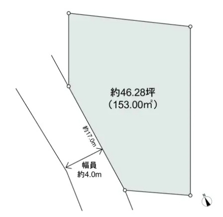 高槻市安岡寺町２丁目　建築条件なし土地