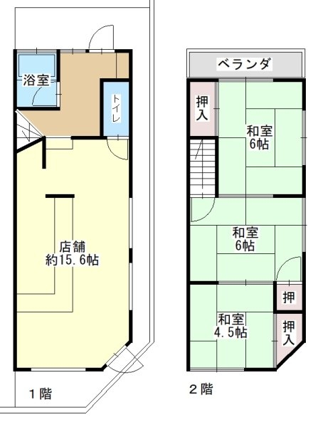 ■店舗付き住宅（２戸1建角側・元喫茶店）■高槻市東五百住町三