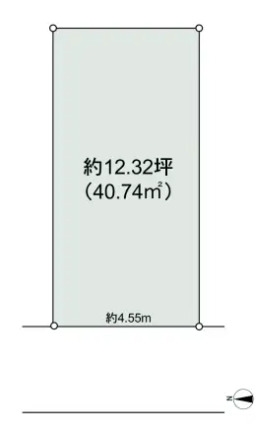 高槻市日向町　建築条件付き土地