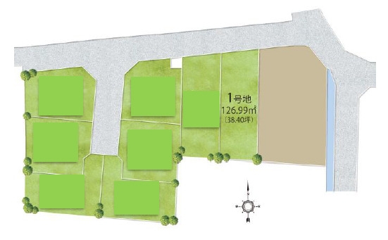 茨木市水尾２丁目1号地　建築条件付き土地