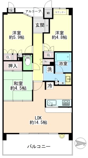 ■カサーレ茨木園田町
