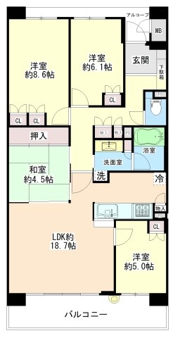 ■100万円値下げしました■ジオ彩都のぞみ丘ガーデンコートB