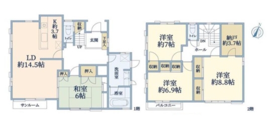 高槻市高見台の中古一戸建て