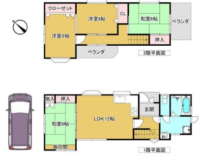 高槻市塚原５丁目の中古一戸建て