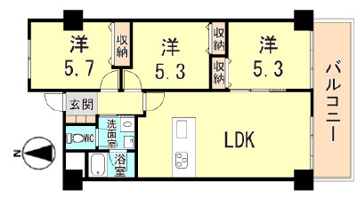 阪急南茨木ハイタウン東奈良E棟