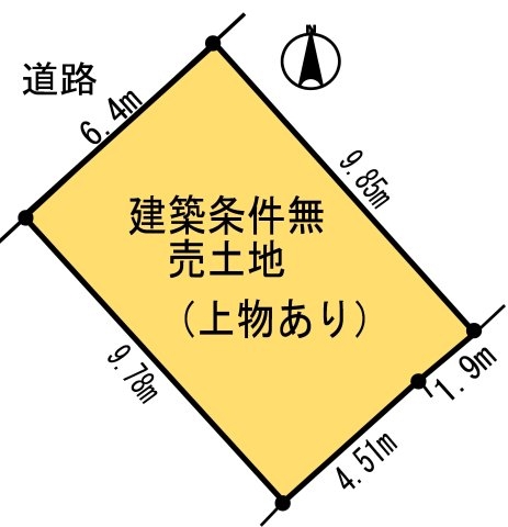 茨木市上中条２丁目の土地
