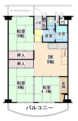 南茨木ハイタウン美沢A棟