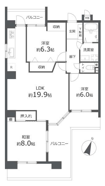 三旺バルコニカ東山イーストA棟