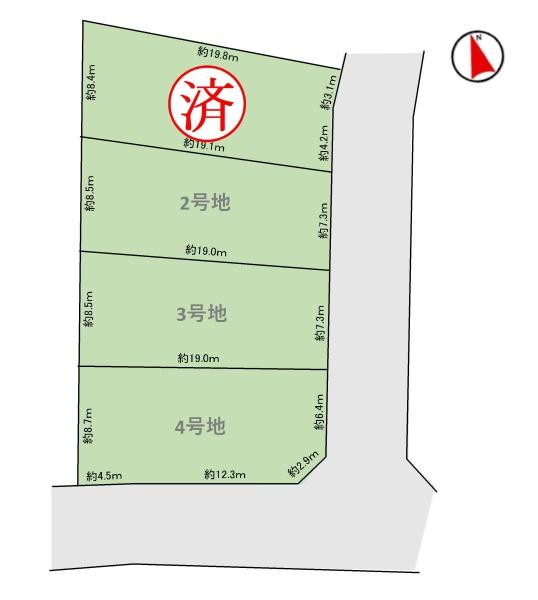 土地　天白区土原3期　4号地