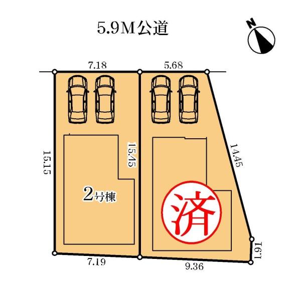 ミラスモ緑区鳴丘2304　2号棟