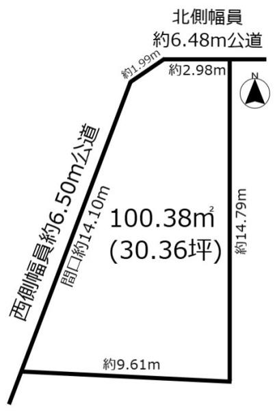 土地　天白区鴻の巣2期　全1区画