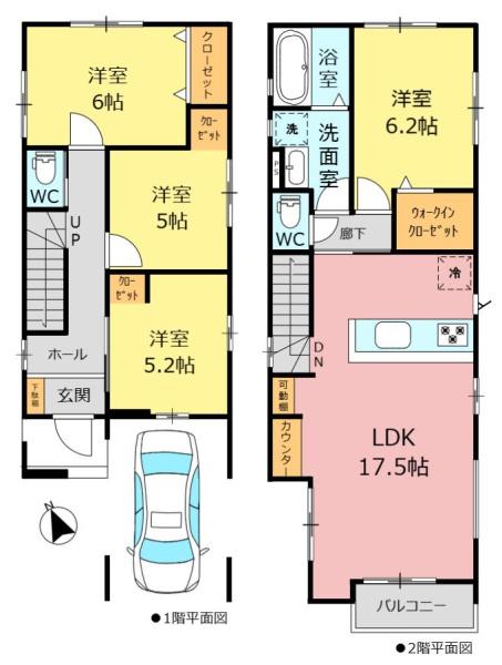 新築分譲住宅　天白区一本松1期　5号棟
