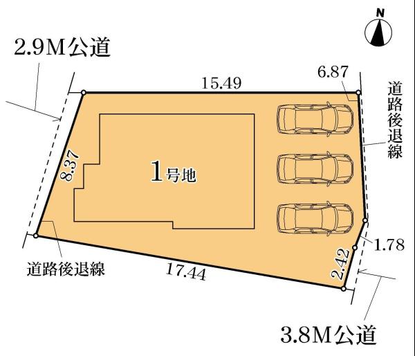 土地　天白区荒池1104　全1区画