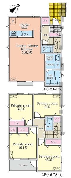新築分譲住宅　ミラスモ緑区鳴海町尾崎山043　全1棟
