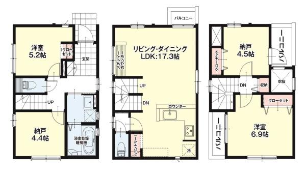 新築分譲住宅　天白区塩釜口1期　3号棟