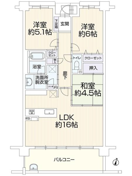 ダイアパレス荒池緑地