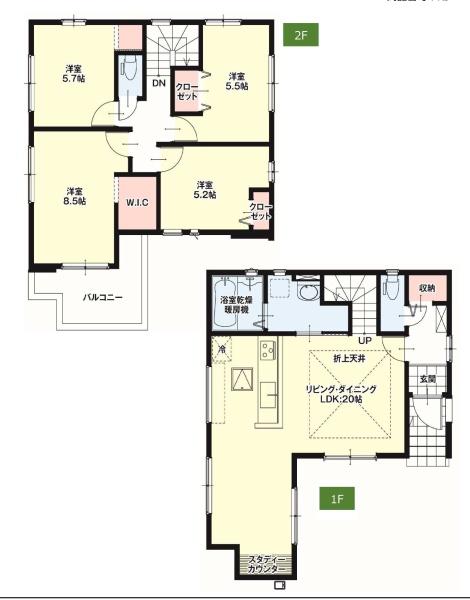 新築分譲住宅　緑区鳥澄2期　1号棟