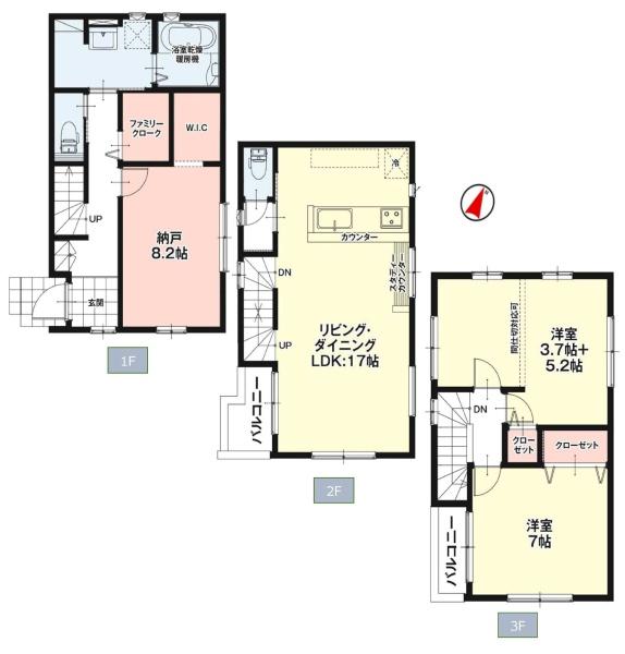 新築分譲住宅　天白区中砂町1期　2号棟