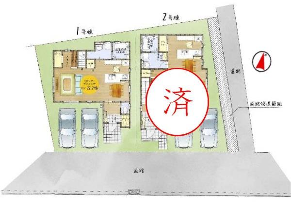 新築未入居　瑞穂区船原町2期　1号棟