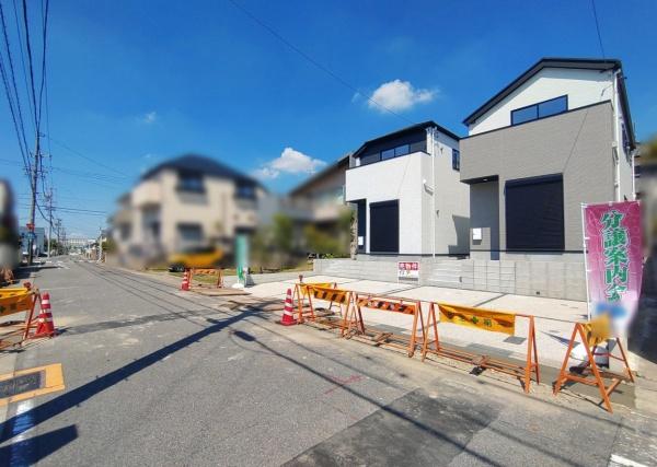 新築分譲住宅 緑区桃山1期 1号棟(前面道路含む現地写真)