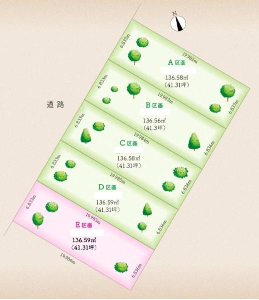 土地　天白区菅田1丁目　B区画
