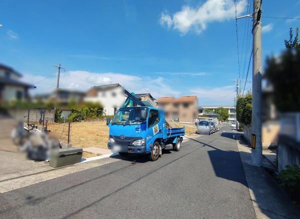 新築分譲住宅 名東区梅森坂3丁目 1号棟(前面道路含む現地写真)