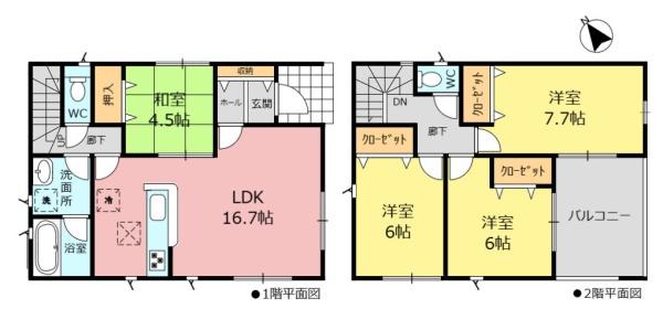 クレイドルガーデン東郷町春木台第10　1号棟