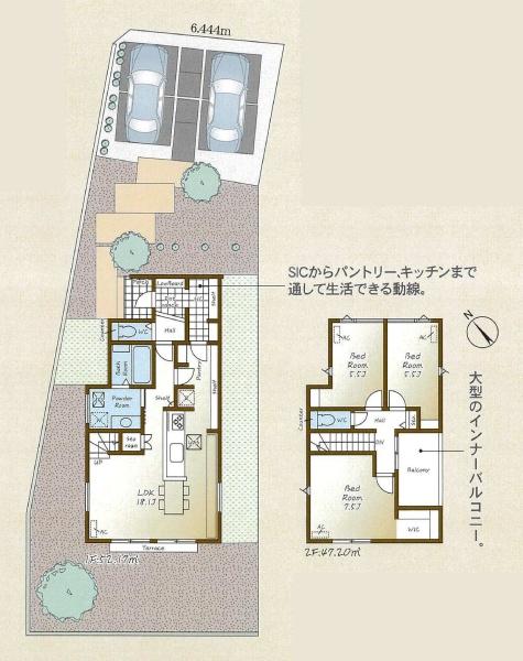 新築分譲住宅　緑区諸の木2丁目　Ｂ号棟