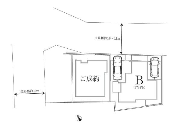 新築分譲住宅　緑区姥子山1丁目　B号棟