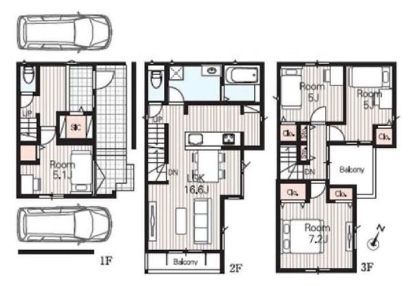 MELDIA名東区社が丘3丁目　1号棟