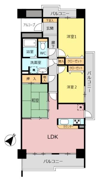 シンフォニアみなみが丘イーストコートB棟