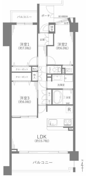 香久山パークスクエアN棟
