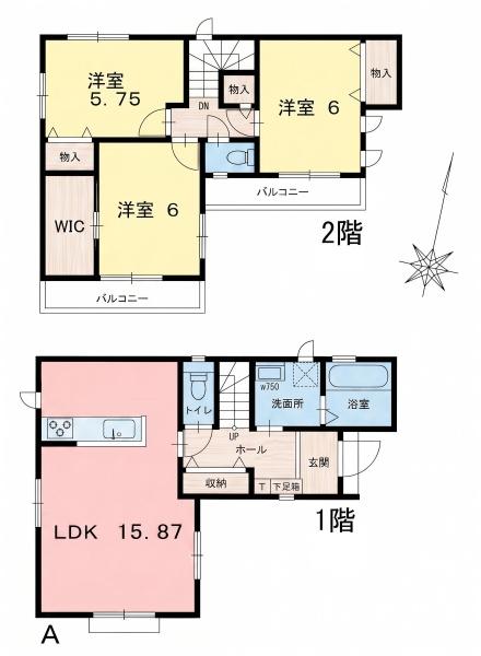 ハートフルタウン緑区神の倉2丁目　A号棟