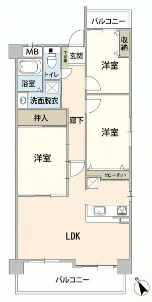 宝マンション滝ノ水第3
