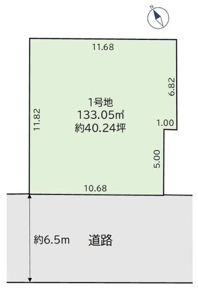 土地　名東区本郷1期　全1区画