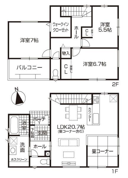 ファーストタウン日進市第1藤島町五反田　2号棟