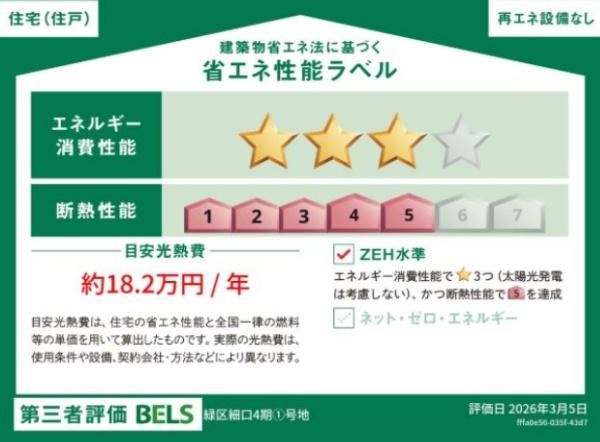 新築分譲住宅　緑区細口4期　1号棟