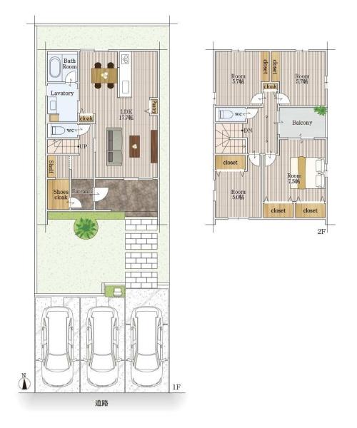 新築分譲住宅　東郷町兵庫2期　3号地