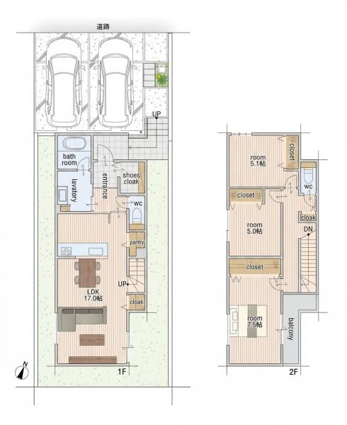 新築分譲住宅　名東区極楽5期　2号棟