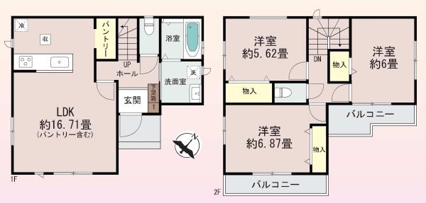 ハートフルタウン緑区兵庫2丁目412　B号棟