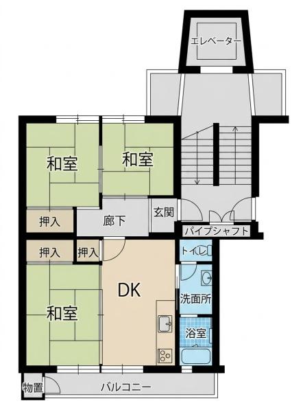 藤の木団地　7号棟