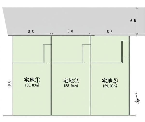 土地　天白区向が丘三1期　1号地