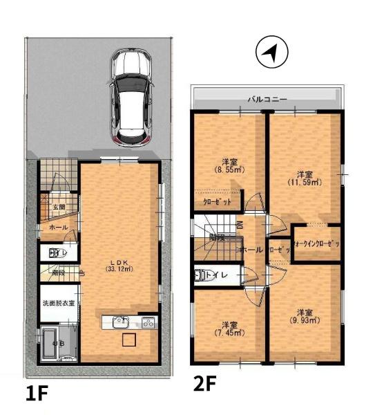 新築　瑞穂区白砂町1期　全1棟