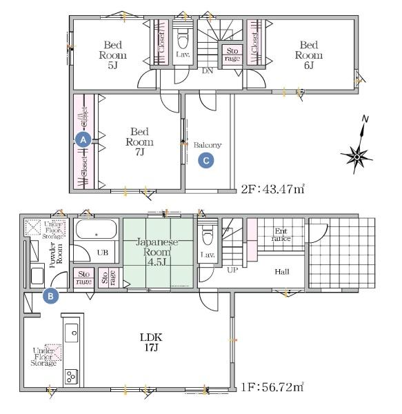 新築分譲住宅　天白区池見　2号棟
