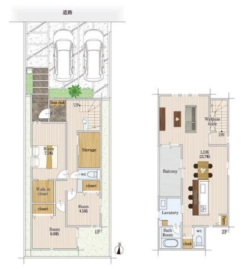 新築分譲住宅　瑞穂区本願寺町1期　1号棟