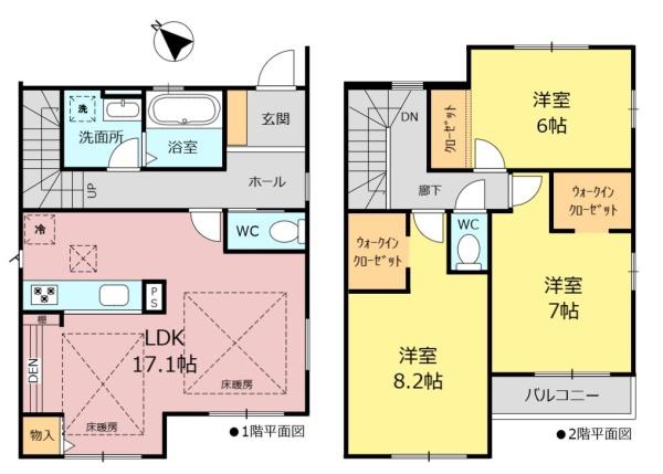新築分譲住宅　天白区島田黒石1期　全1棟