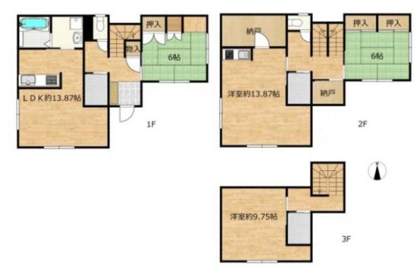 中古一戸建 天白区表山3丁目